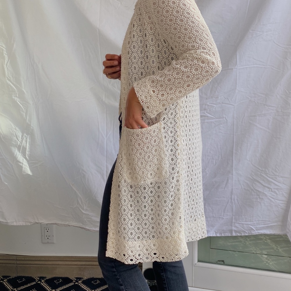 Eyelet and studs jacket